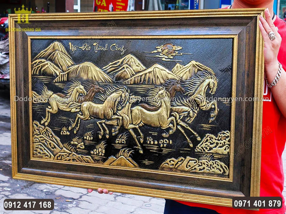 Bức tranh ngựa mang nhiều &yacute; nghĩa phong thủy học tốt đẹp